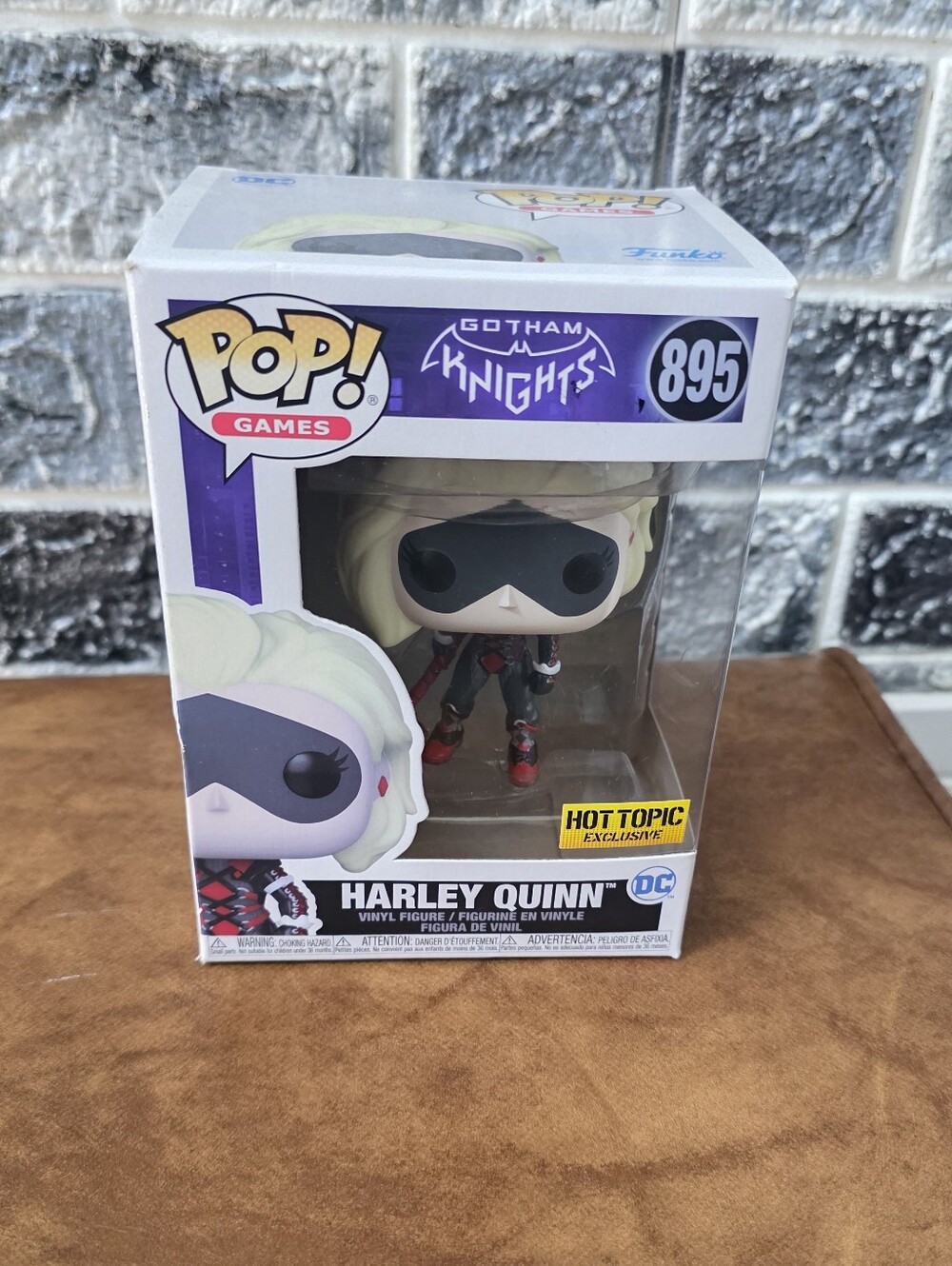 Funko Pop! Games Gotham Knights #895 Harley Quinn - White, Black & Red